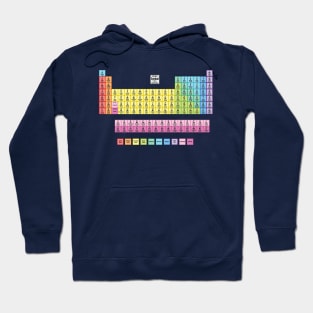 118 Element Colored Periodic Table Hoodie